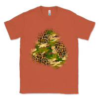 Copper camouflage and leopard patch  3 Classic Tee - BundleAndBundleShop
