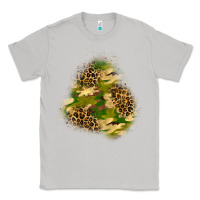 Moon Dust camouflage and leopard patch  3 Classic Tee - BundleAndBundleShop