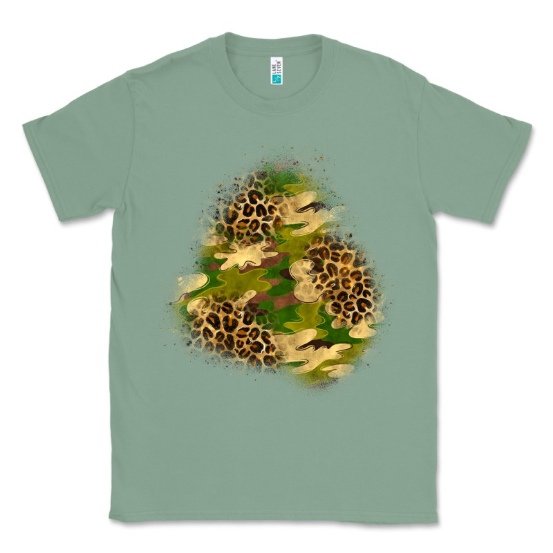 Camouflage And Leopard Patch  3 Classic Tee by BundleAndBundleShop | Teevron