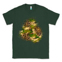 Sports Green camouflage and leopard patch  3 Classic Tee - BundleAndBundleShop