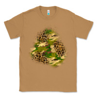 Toasted Coconut camouflage and leopard patch  3 Classic Tee - BundleAndBundleShop