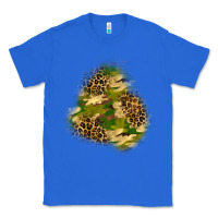 True Royal camouflage and leopard patch  3 Classic Tee - BundleAndBundleShop