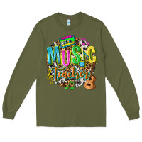 Army Green music teacher Long Sleeve Tee - texasbilliewilder