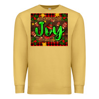 Antique Gold joy with gloves for Christmas Premium Sweatshirt - AdoDesignShop