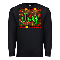 Black joy with gloves for Christmas Premium Sweatshirt - AdoDesignShop
