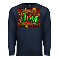 Navy joy with gloves for Christmas Premium Sweatshirt - AdoDesignShop