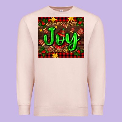 Joy With Gloves For Christmas Premium Sweatshirt Designed By Adodesignshop