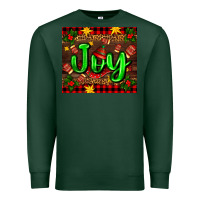 Sports Green joy with gloves for Christmas Premium Sweatshirt - AdoDesignShop