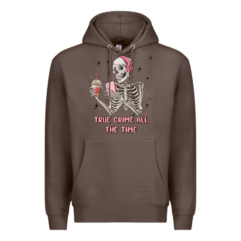 True Crime All The Time Premium Hoodie by MaliasSmallBusiness | Teevron