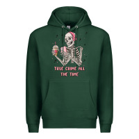 Sports Green true crime all the time Premium Hoodie - MaliasSmallBusiness