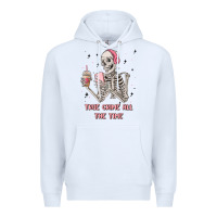 White true crime all the time Premium Hoodie - MaliasSmallBusiness