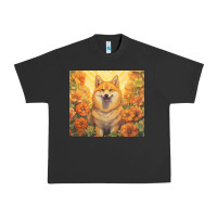 Pigment Black shiba inu Urban Heavy Tee - Unal Design