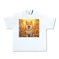 White shiba inu Urban Heavy Tee - Unal Design