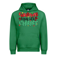 Emerald christmas begins with christ Urban Hoodie - MaliasSmallBusiness