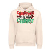Sandshell christmas begins with christ Urban Hoodie - MaliasSmallBusiness