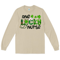 Mushroom st. patrick's day one lucky nurse Long Sleeve Tee - RanaPortraitStore