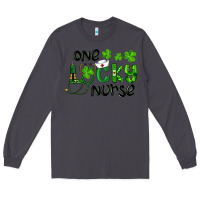 Smoke st. patrick's day one lucky nurse Long Sleeve Tee - RanaPortraitStore