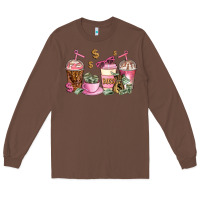 Chestnut boss lady coffee cups Long Sleeve Tee - AdoDesignShop