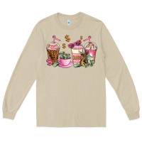Mushroom boss lady coffee cups Long Sleeve Tee - AdoDesignShop