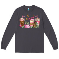 Smoke boss lady coffee cups Long Sleeve Tee - AdoDesignShop
