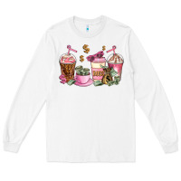 White boss lady coffee cups Long Sleeve Tee - AdoDesignShop