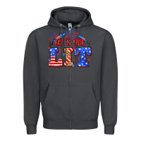 Smoke Let's get lit 4th of July Zipper Hoodie - Neo Western