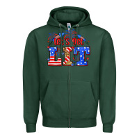 Sports Green Let's get lit 4th of July Zipper Hoodie - Neo Western
