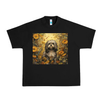 Black shih tzu Urban Heavy Tee - Unal Design