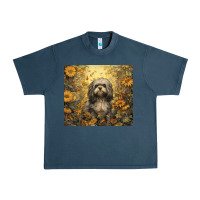 Midnight Navy shih tzu Urban Heavy Tee - Unal Design