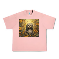 Salmon shih tzu Urban Heavy Tee - Unal Design