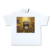 White shih tzu Urban Heavy Tee - Unal Design