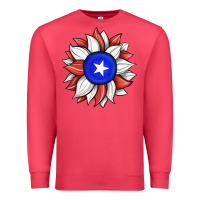 Sunflower Puerto Rico Flag Premium Sweatshirt | Teevron
