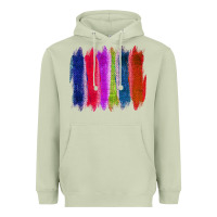 Matcha Colored Jute Brush Strokes Heavyweight Hoodie - Bettercallsaul
