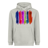 Moon Dust Colored Jute Brush Strokes Heavyweight Hoodie - Bettercallsaul