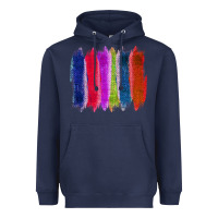 Navy Colored Jute Brush Strokes Heavyweight Hoodie - Bettercallsaul