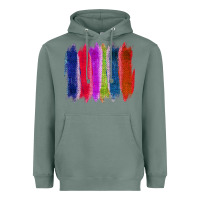 Sage Colored Jute Brush Strokes Heavyweight Hoodie - Bettercallsaul
