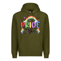 Army Green pride tribe Premium Hoodie - MaliasSmallBusiness