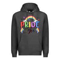 Charcoal Heather pride tribe Premium Hoodie - MaliasSmallBusiness