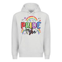 Dove Grey pride tribe Premium Hoodie - MaliasSmallBusiness