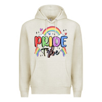Oatmeal Heather pride tribe Premium Hoodie - MaliasSmallBusiness