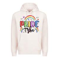 Pale Pink pride tribe Premium Hoodie - MaliasSmallBusiness