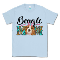 Dusty Blue western beagle mom Classic Tee - RanaPortraitStore
