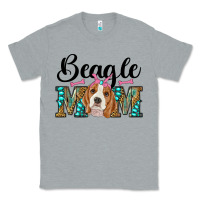Heather Grey western beagle mom Classic Tee - RanaPortraitStore