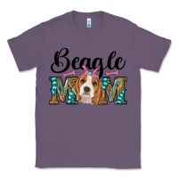 Lavender western beagle mom Classic Tee - RanaPortraitStore