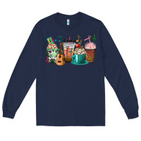 Navy music teacher coffee cups Long Sleeve Tee - texasbilliewilder