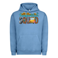 Pigment Pebble Blue transportation squad Urban Hoodie - NancyCooperArtShop