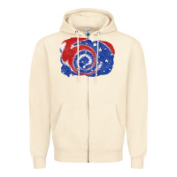 Sandshell Patriotic tie dye background 4th of july Zipper Hoodie - CowGirlArtShop
