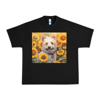 Black westie Urban Heavy Tee - Unal Design