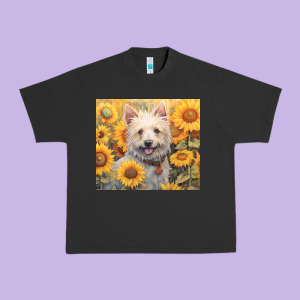 Westie Urban Heavy Tee Designed By Unal Design
