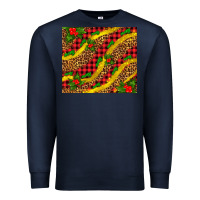 Navy merry with mistletoe Premium Sweatshirt - AdoDesignShop